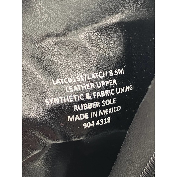 Steve Madden Latch Black Combat Boot Women's Size 8.5  LATC01S1 - Picture 8 of 9